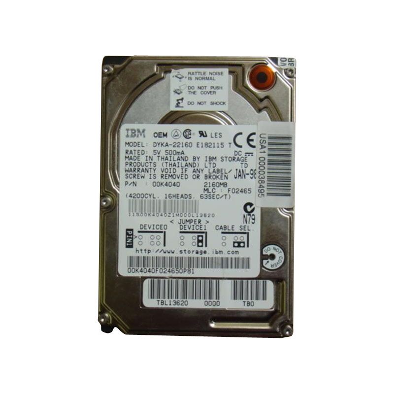 IBM 00K4040 - 2.16GB 4.2K IDE 2.5" Hard Drive