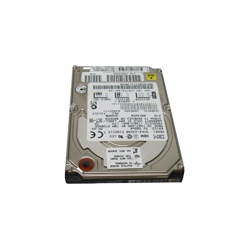 00K4050.jpg IBM 00K4050 - 3.2GB IDE 2.5" Hard Drive - Image 1