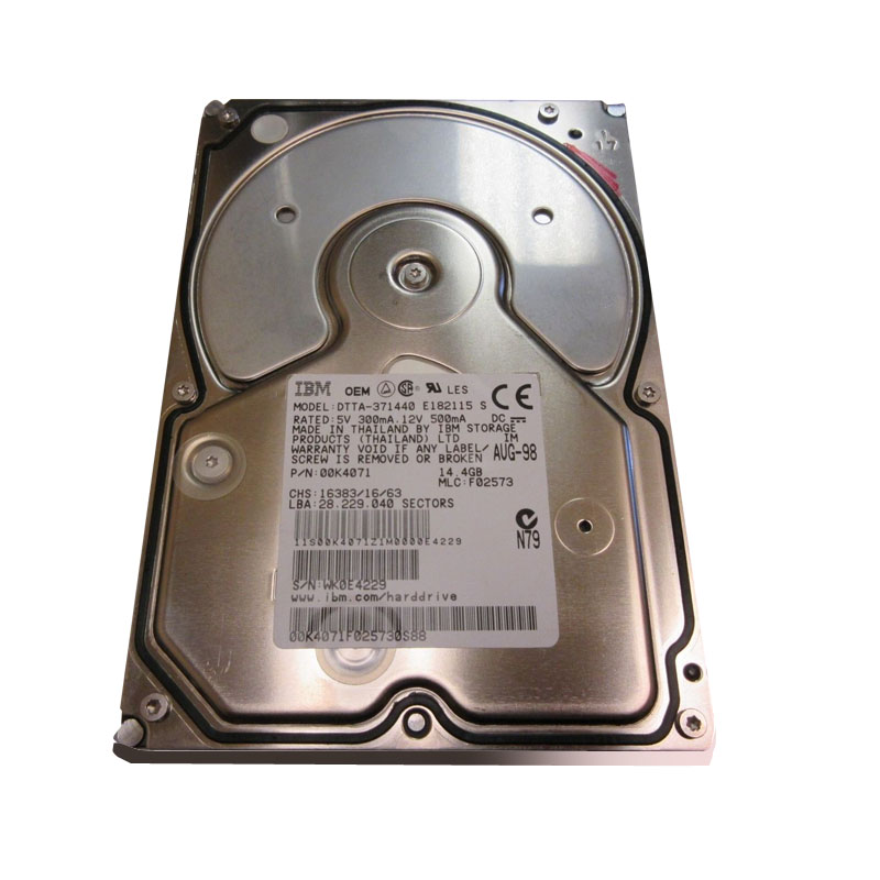 IBM 00K4071 - 14.4GB 7200RPM 3.5Inch IDE Hard Drive