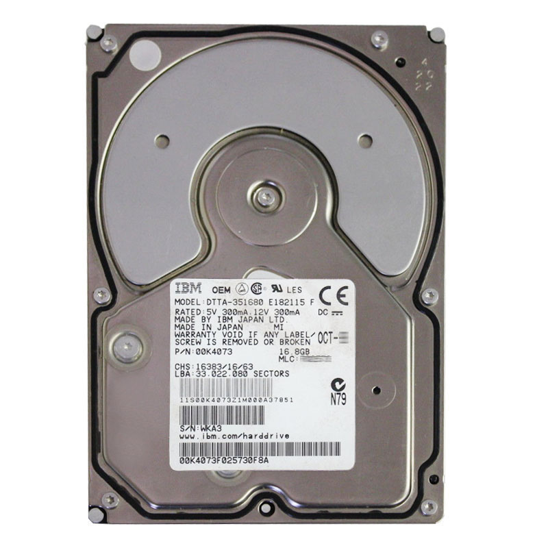 IBM 00K4073 - 16.8GB IDE 3.5" Hard Drive