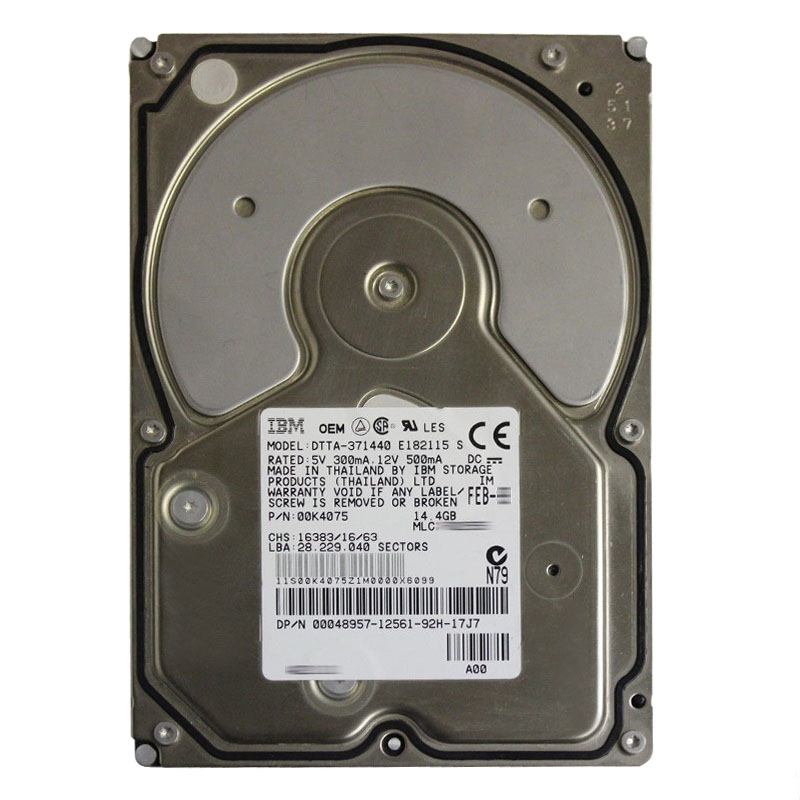 IBM 00K4075 - 14.4GB IDE 3.5" Hard Drive