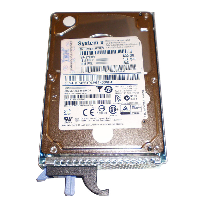 IBM 00MJ145 - 600GB 10 SAS 2.5" Hard Drive