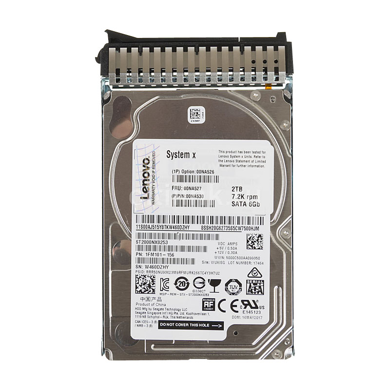 IBM 00NA530 - 2TB 7.2K SATA 2.5" Hard Drive