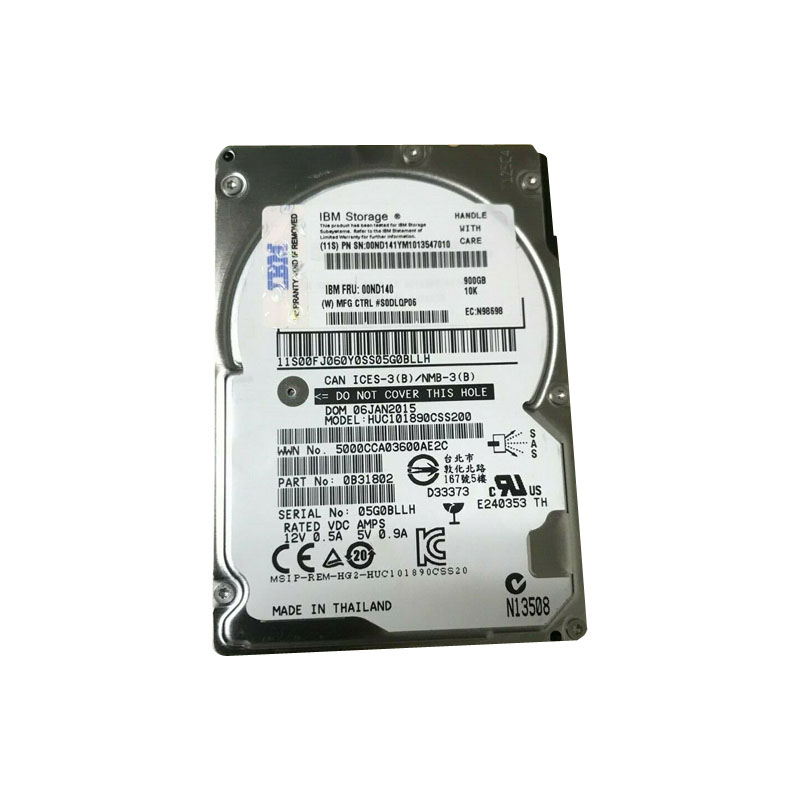 IBM 00ND140 - 900GB 10K SAS 2.5" Hard Drive