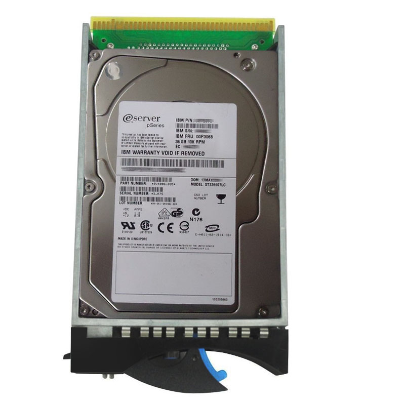 IBM 00P3068 - 36GB 10K 80-PIN Ultra-320 SCSI 3.5" Hard Drive