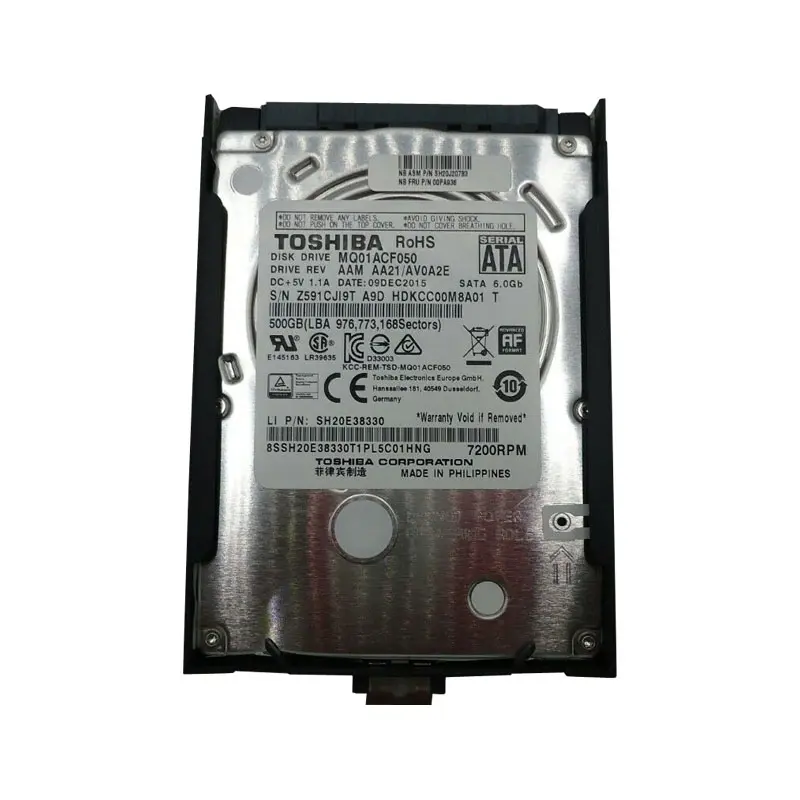 00PA936.jpg Lenovo 00PA936 - 500GB 7.2K SATA 2.5" 16MB Cache Hard Drive - Image 1