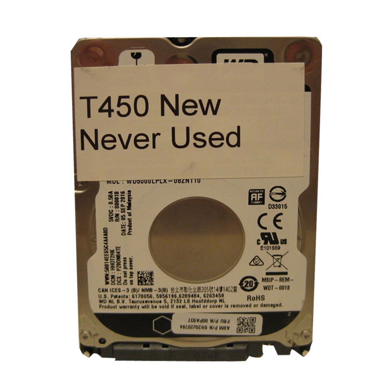 Western Digital 00PA937 - 500GB 7.2K SATA 2.5" Hard Drive
