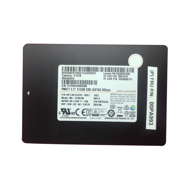 Lenovo 00PA993 - 512GB SATA 2.5" SSD