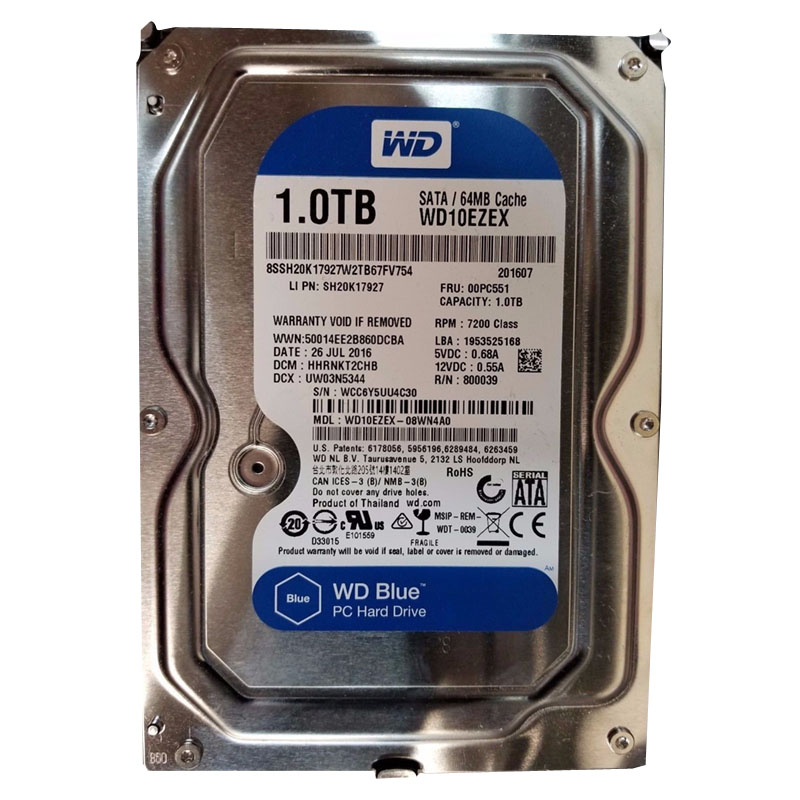 HP 00PC551 - 1TB 7.2K SATA 3.5" Hard Drive