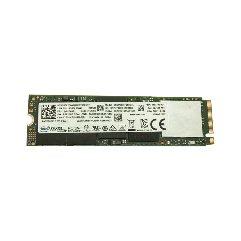 Lenovo 00UP433 - 256GB PCIe NVMe SSD