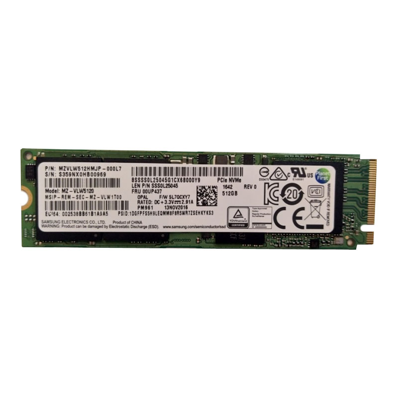 Lenovo 00UP437 - 512GB PCIe NVMe SSD