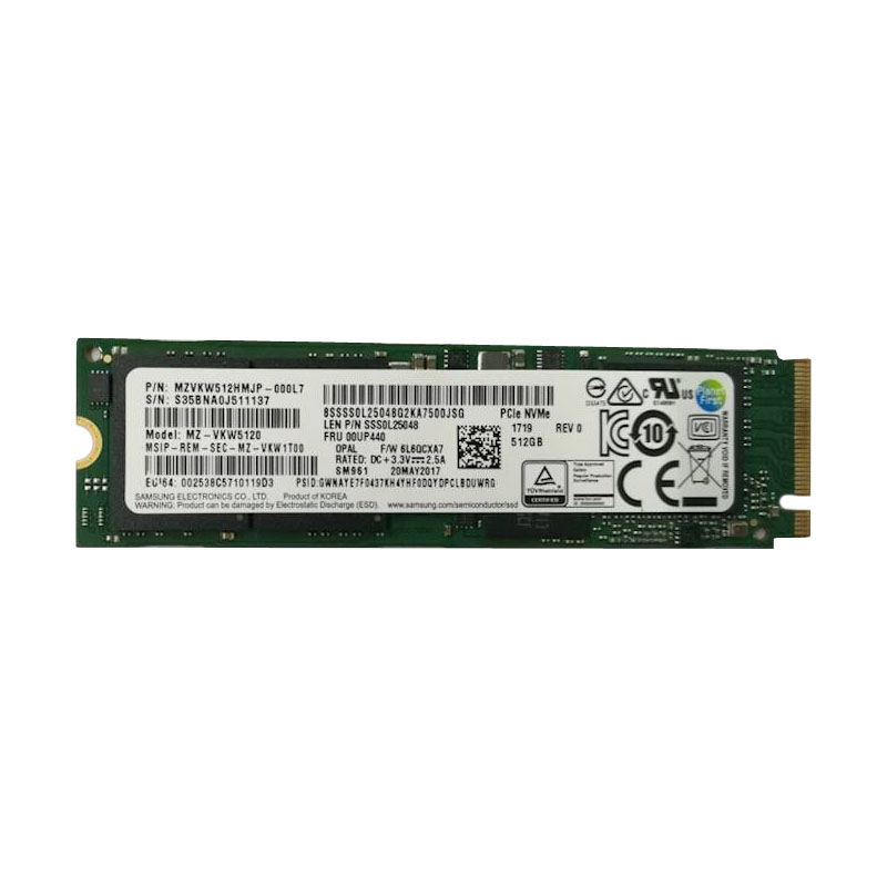 Lenovo 00UP440 - 512GB PCIe NVMe SSD