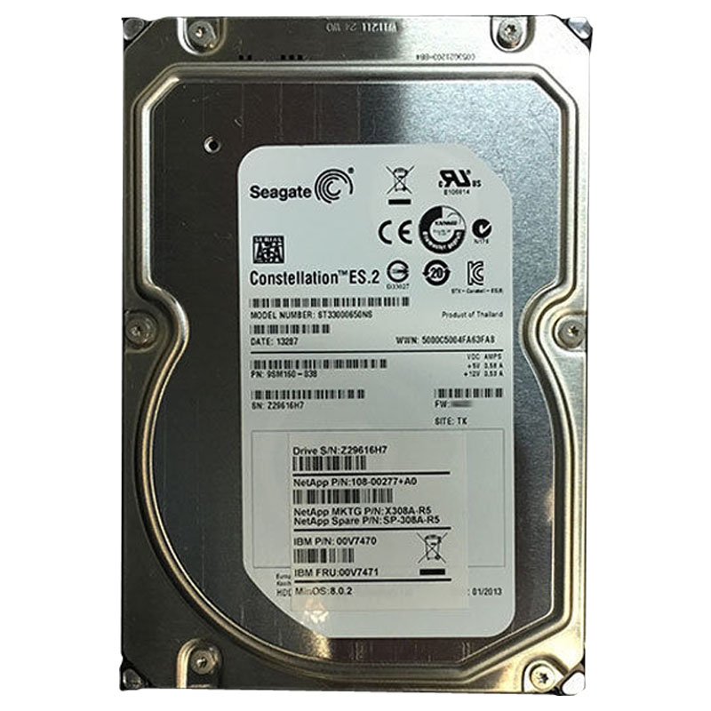 00V7471 IBM - 3TB 7.2K SATA 3.5" Hard Drive