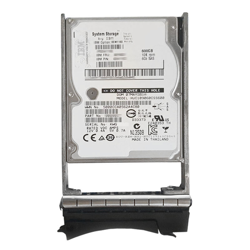 IBM 00W1160 - 600GB 10K SAS 6.0Gbps 2.5" Hard Drive