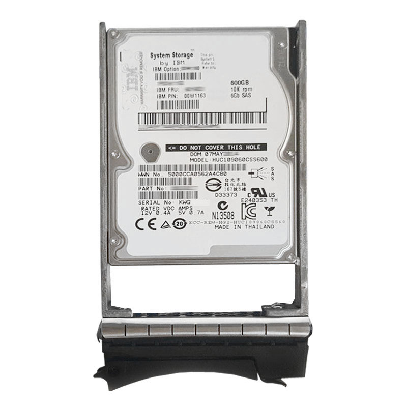 IBM 00W1163 - 600GB 10K SAS 6.0Gbps 2.5" Hard Drive