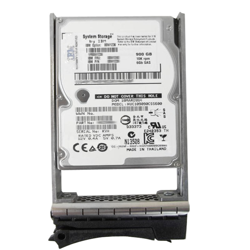 IBM 00W1236 - 900GB 10K SAS 6.0Gbps 2.5" Hard Drive