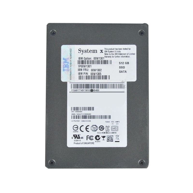 IBM 00W1302 - 512GB SATA 2.5" SSD