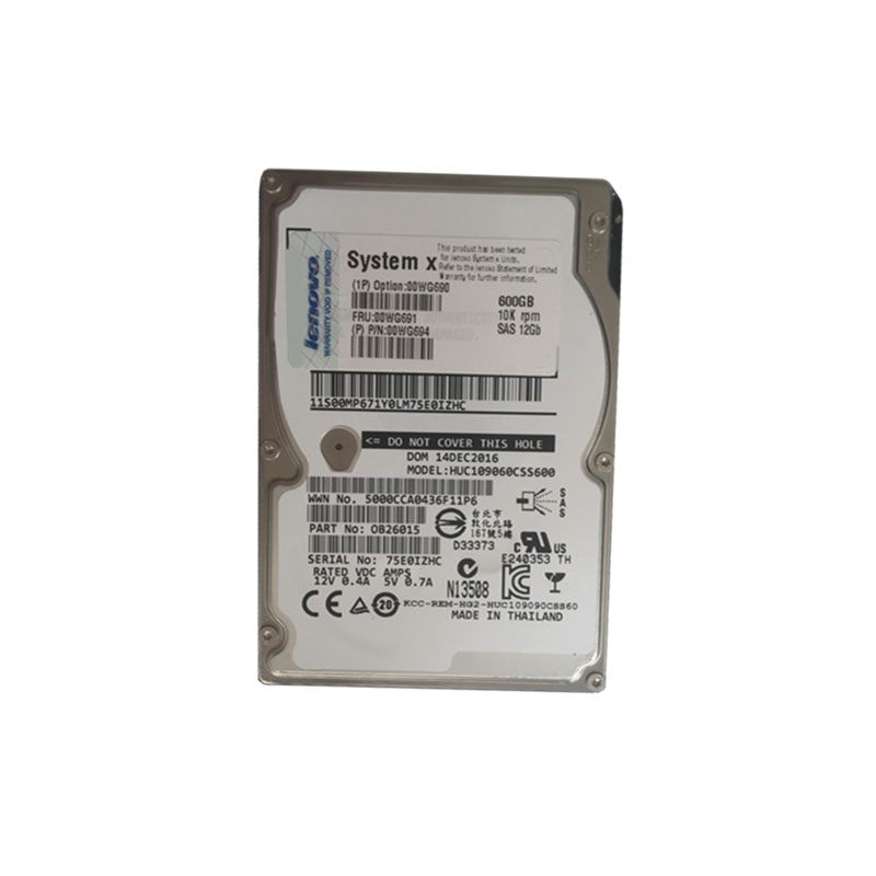 00WG694 IBM - 600GB 10K SAS 12Gbps Hard Drive