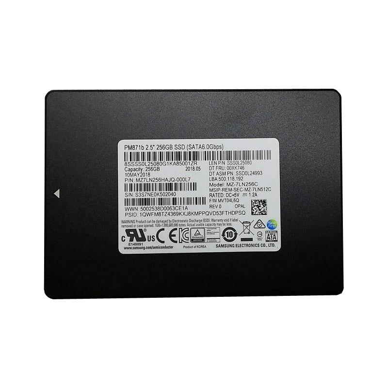 Lenovo 00XK746 - 256GB SATA 2.5" SSD