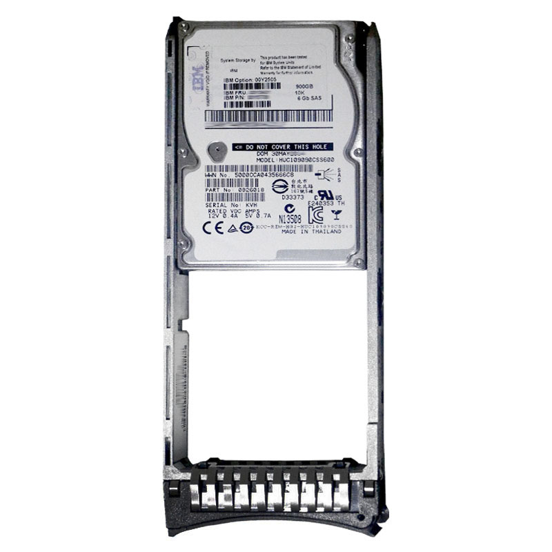 IBM 00Y2505 - 900GB 10K SAS 6.0Gbps 2.5" Hard Drive