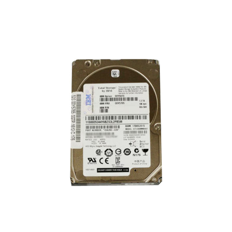 00Y5765.jpg 00Y5765 IBM - 1.2TB 10K SAS 6.0Gbps 2.5" Hard Drive - Image 1