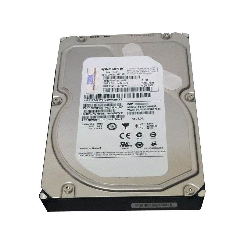 00Y5776 IBM - 2TB 7.2K SAS 3.5" Hard Drive