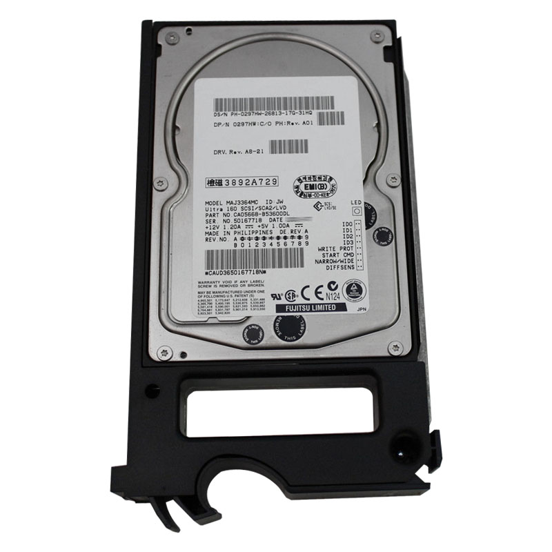 Dell 0297HW - 36GB 10K 80-PIN Ultra-160 SCSI 3.5" Hard Drive
