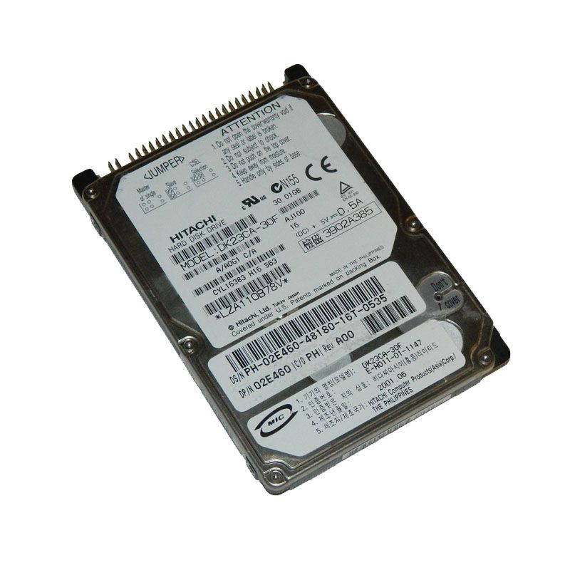 Dell 02E460 - 30.01GB IDE 2.5" Hard Drive