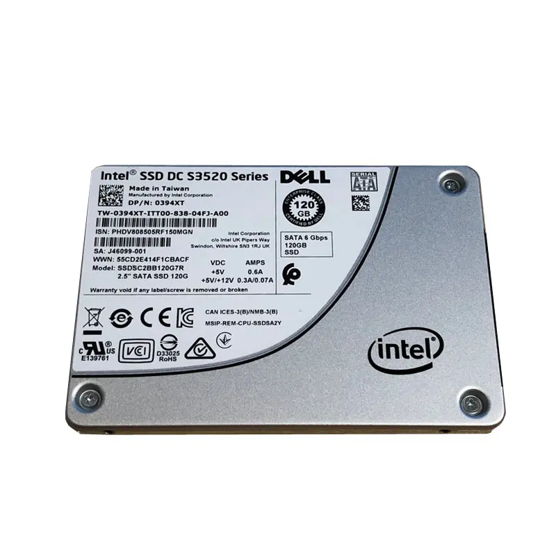0394XT.jpg Dell 0394XT - 120GB SATA 2.5" SSD - Image 1