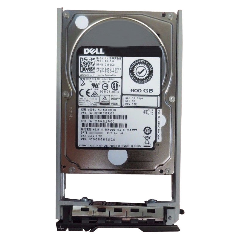Dell 0453KG - 600GB 10K SAS 12.0Gbps 2.5" Hard Drive