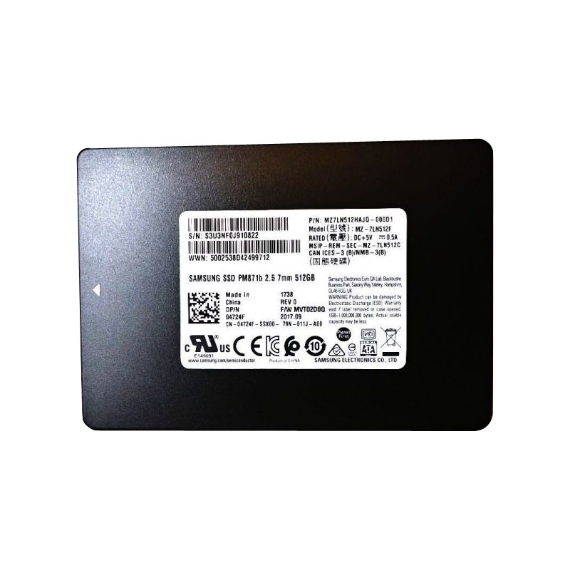 Dell 04724F - 512GB SATA 2.5" SSD