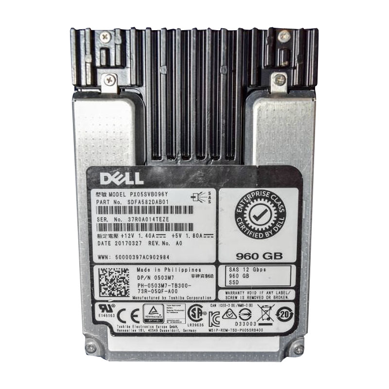 Dell 0503M7 - 960GB SAS 2.5" SSD