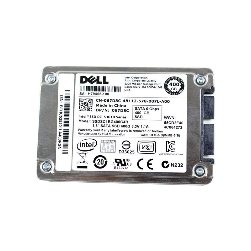 Dell 067D8C - 400GB SATA 1.8" SSD