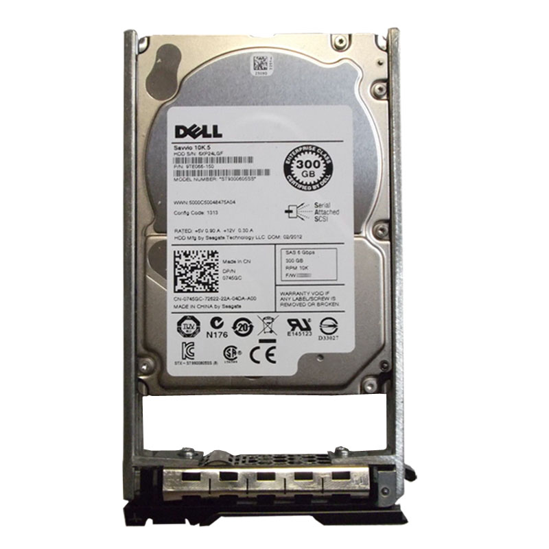 Dell 0745GC - 300GB 10K SAS 6.0Gbps 2.5" 64MB Cache Hard Drive