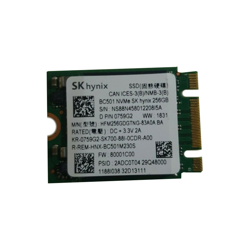 Dell 0759G2 - 256GB PCIe SSD
