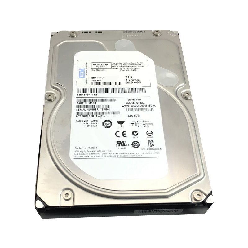 0952705-04 IBM - 2TB 7.2K SAS 6.0Gbps 3.5" Hard Drive