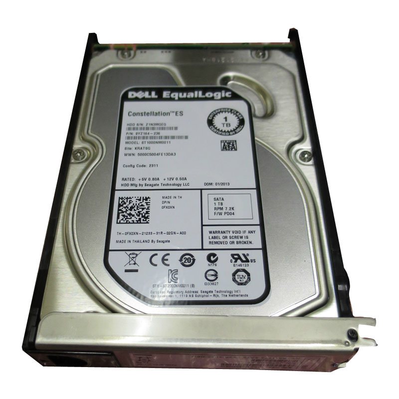 0975200-01.jpg Dell 0975200-01 - 1TB 7.2 SATA 3.5" Hard Drive - Image 1