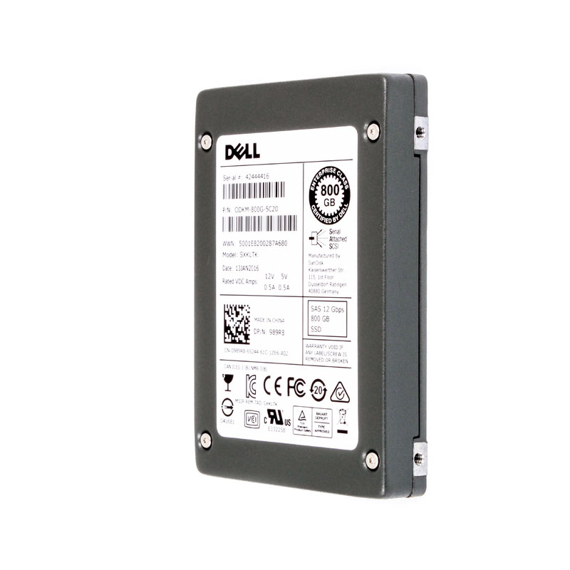 Dell 0989R8 - 800GB SAS 2.5" SSD