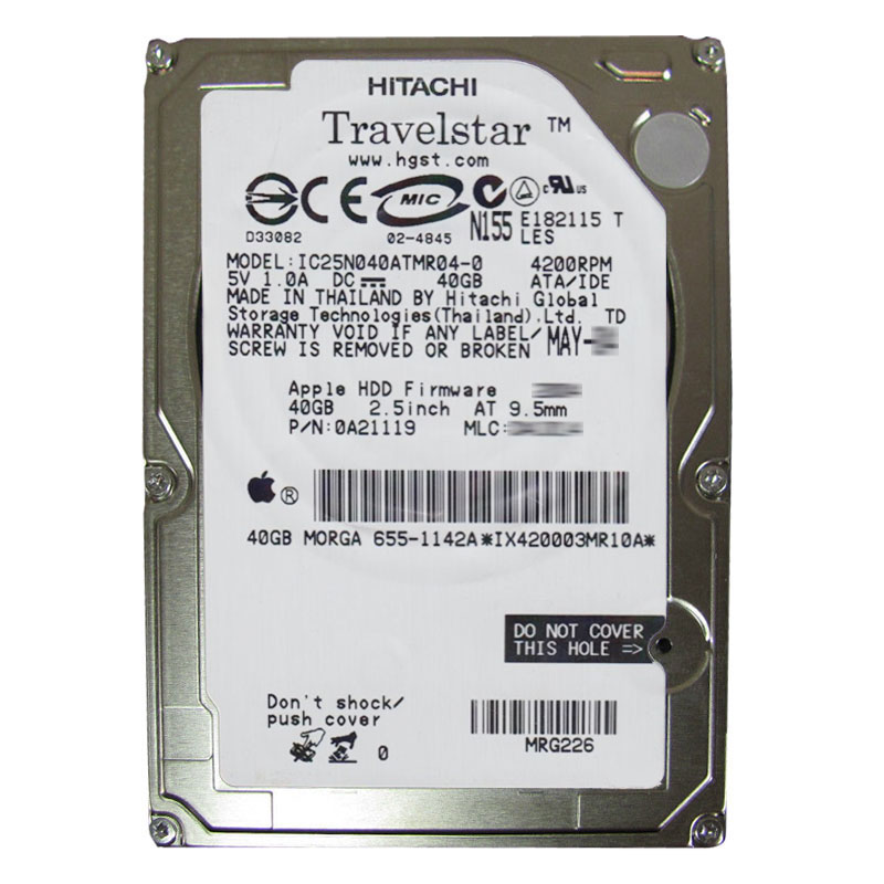 Hitachi 0A21119 - 40GB 4.2K IDE 2.5" Hard Drive