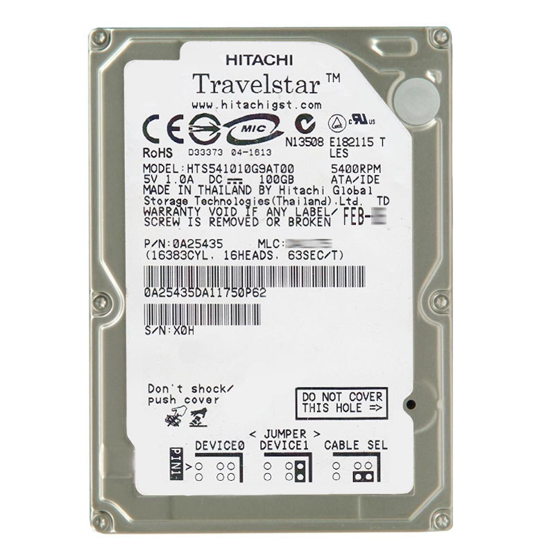 Hitachi 0A25435 - 100GB 5.4K IDE 2.5Inch 8MB Cache Hard Drive