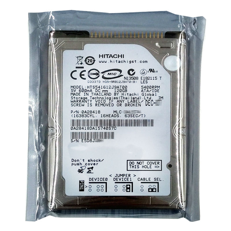 Hitachi 0A28418 - 120GB 5.4K IDE 2.5Inch 8MB Cache Hard Drive