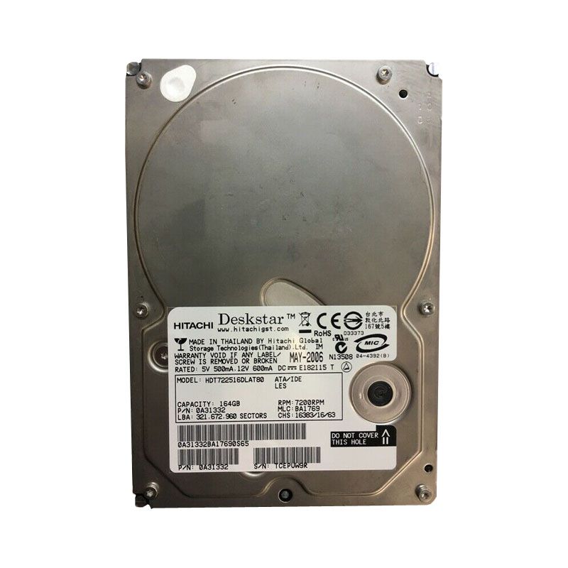Hitachi 0A31332 - 164GB 7.2K IDE 3.5" Hard Drive
