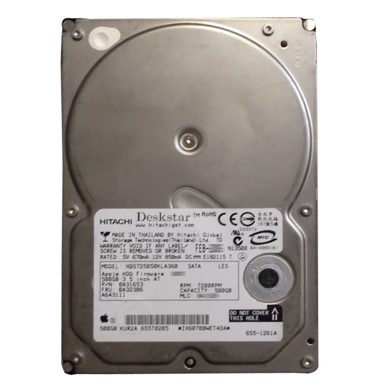 Hitachi 0A32306 - 500GB 7.2K SATA 3.0Gbps 3.5Inch 16MB Cache Hard Drive