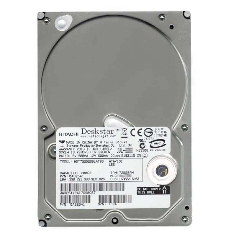 Hitachi 0A32541 - 200GB 7.2K IDE 3.5Inch 8MB Cache Hard Drive