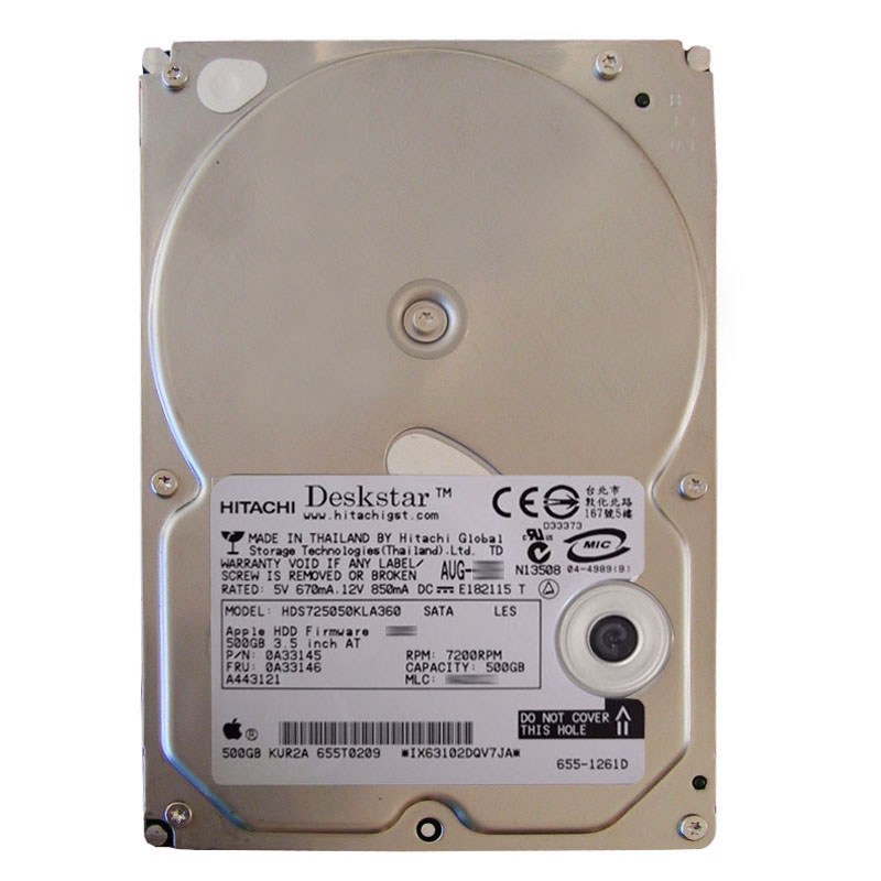 Hitachi 0A33145 - 500GB 7.2K SATA 3.0Gbps 3.5Inch 16MB Cache Hard Drive