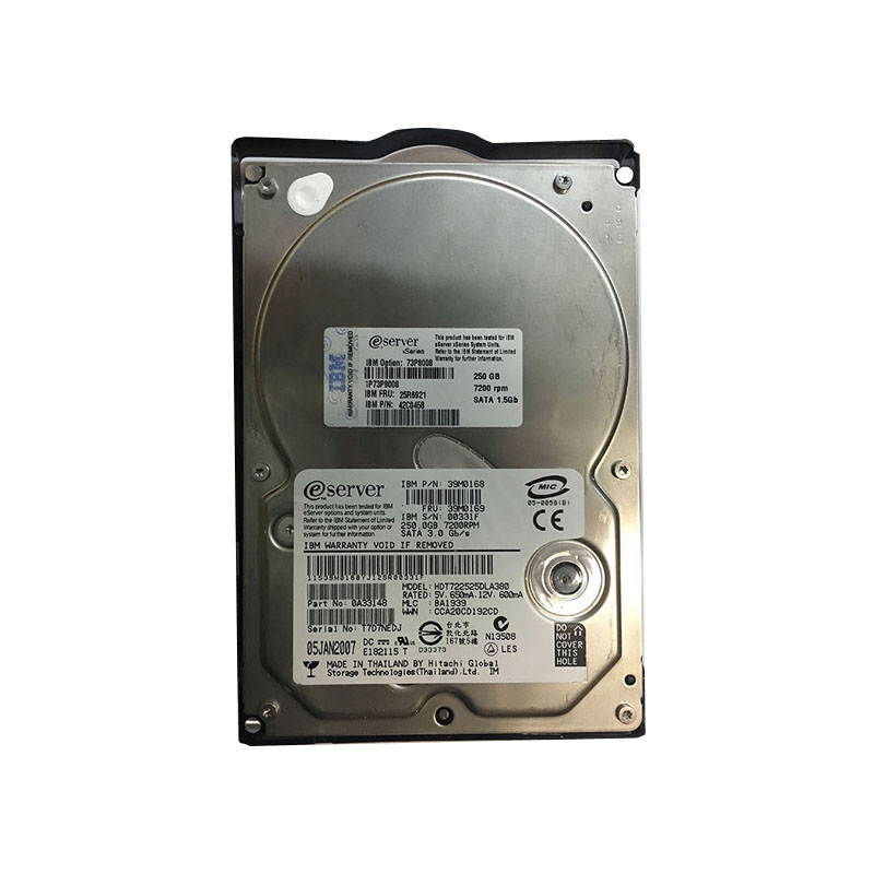 0A33148.jpg 0A33148 IBM - 250GB 7.2K SATA 3.5" Hard Drive - Image 1