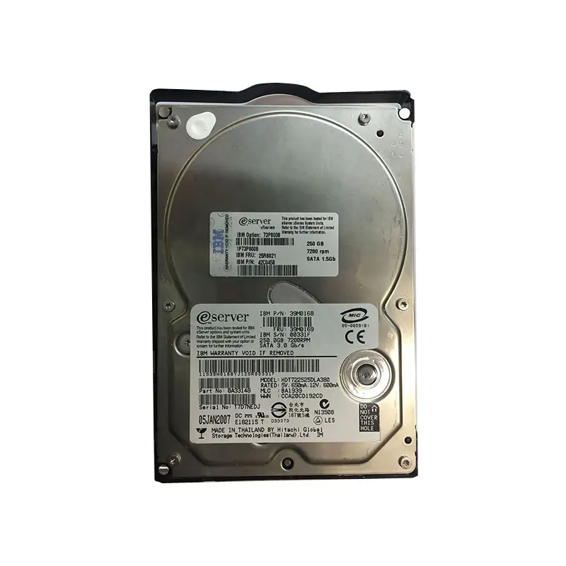 0A33148.jpg 0A33148 IBM - 250GB 7.2K SATA 3.5" Hard Drive - Image 1