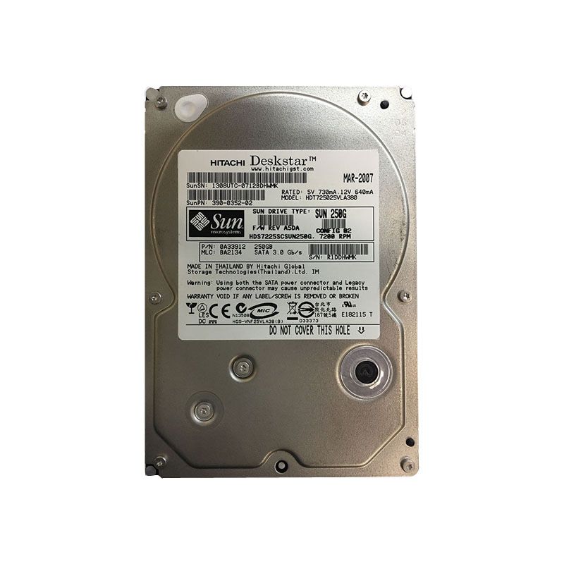 Hitachi 0A33912 - 250GB 7.2K SATA 3.5" Cache Hard Drive