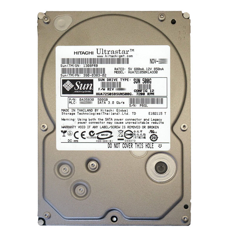Hitachi 0A35830 - 500GB 7.2K SATA 3.0Gbps 3.5Inch 32MB Cache Hard Drive