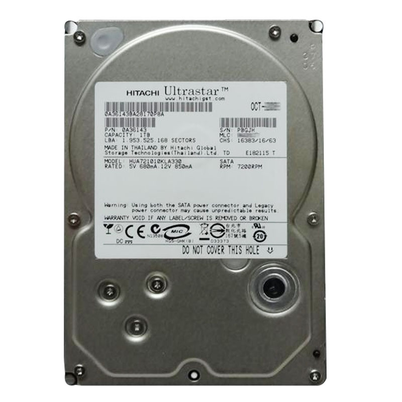 Hitachi 0A36143 - 1TB 7.2K SATA 3.0Gbps 3.5Inch 32MB Cache Hard Drive